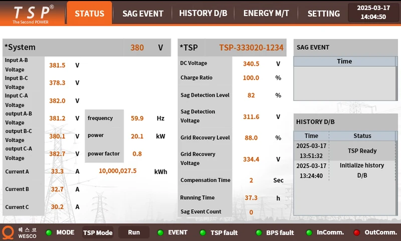 TSP HMI